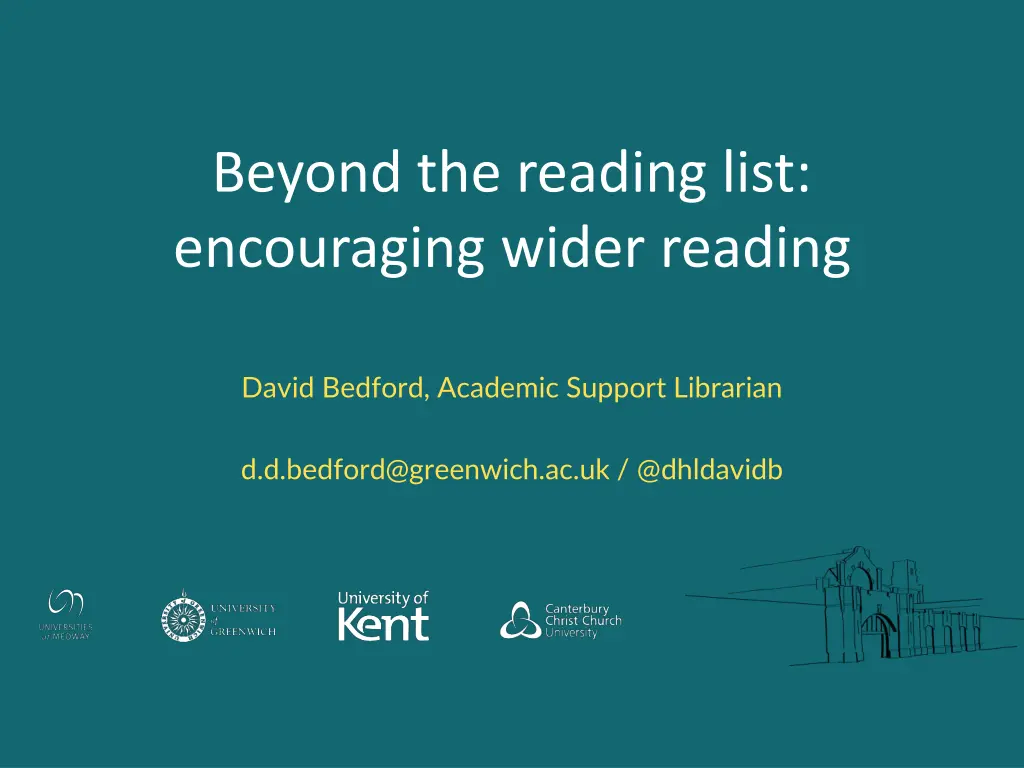 beyond the reading list encouraging wider reading