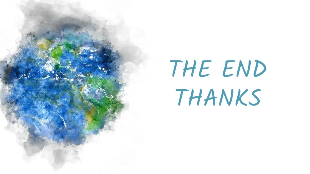the end thanks