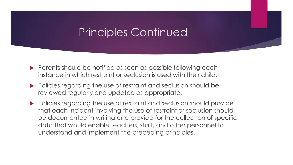 principles continued 3