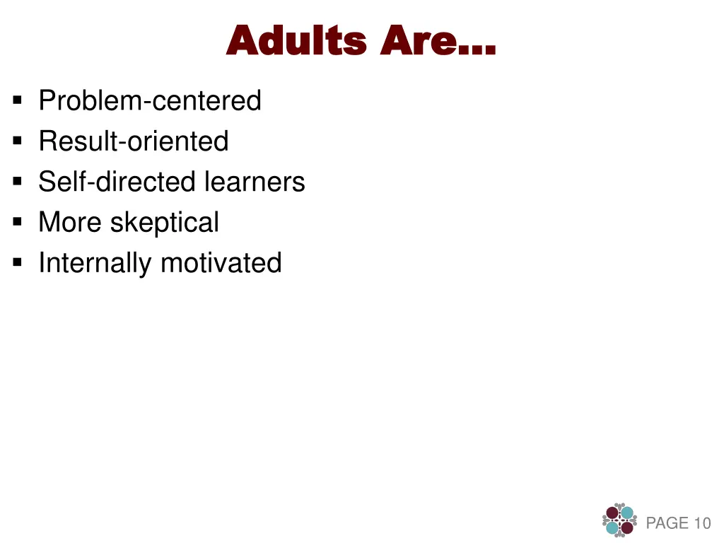 adults are adults are