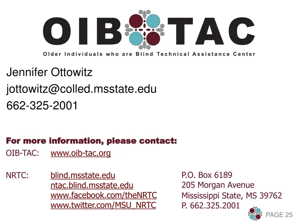 jennifer ottowitz jottowitz@colled msstate