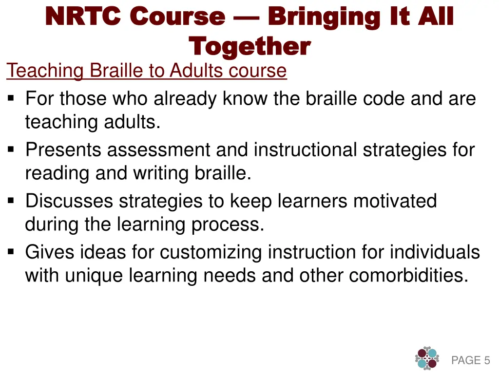 nrtc course nrtc course