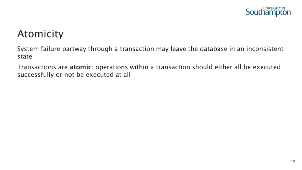 atomicity