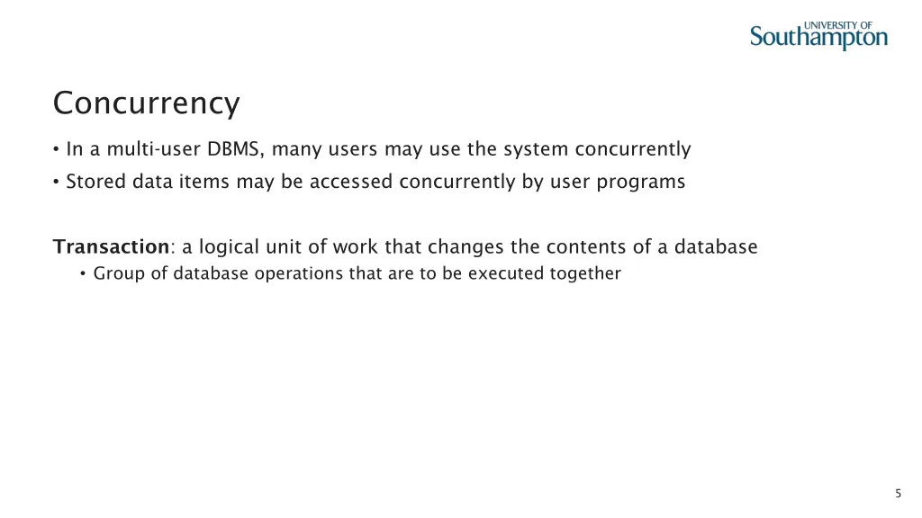 concurrency 1