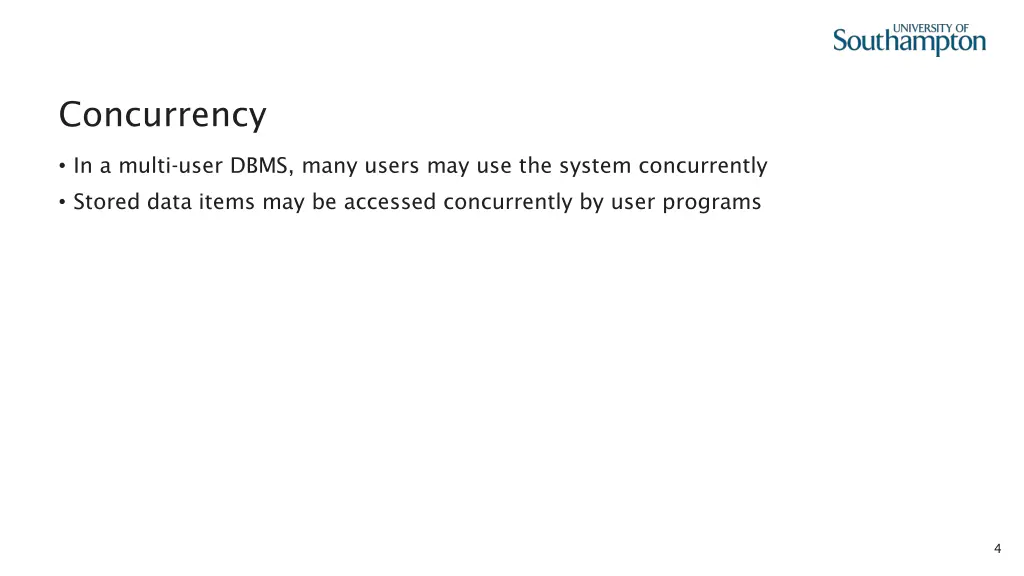 concurrency