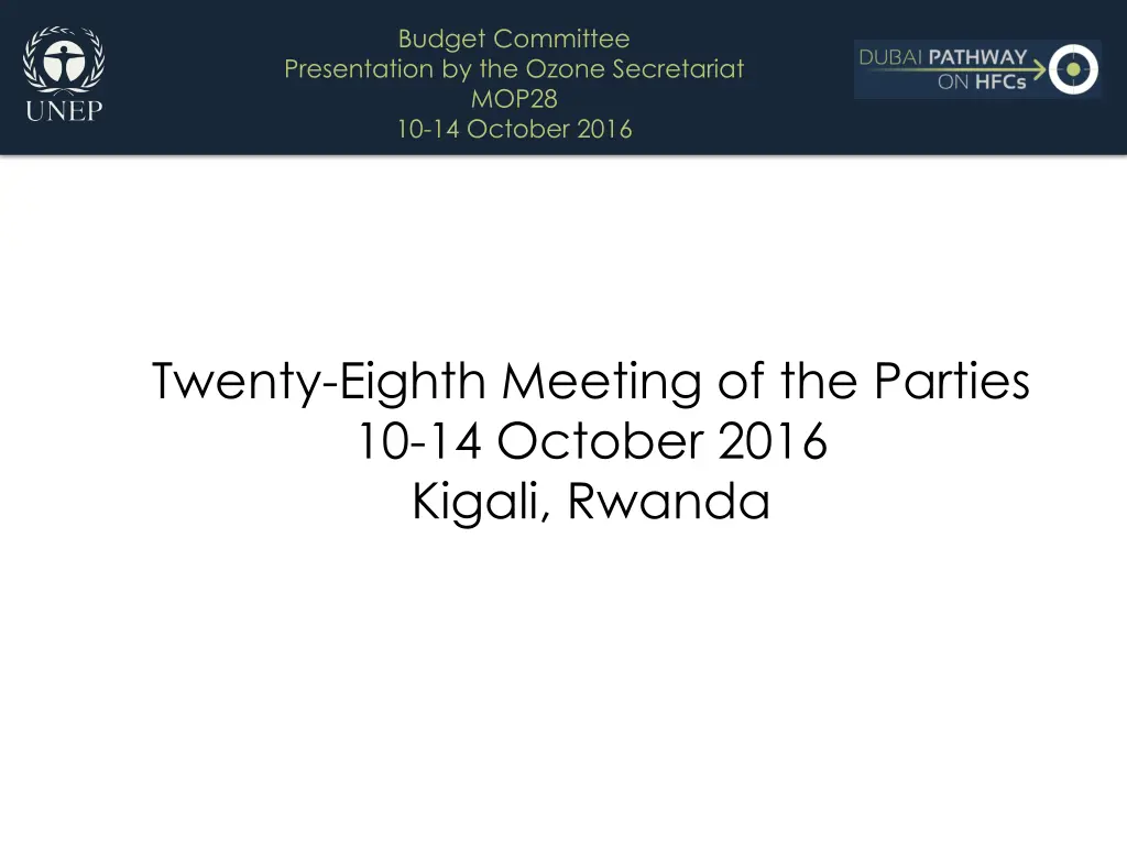 budget committee presentation by the ozone