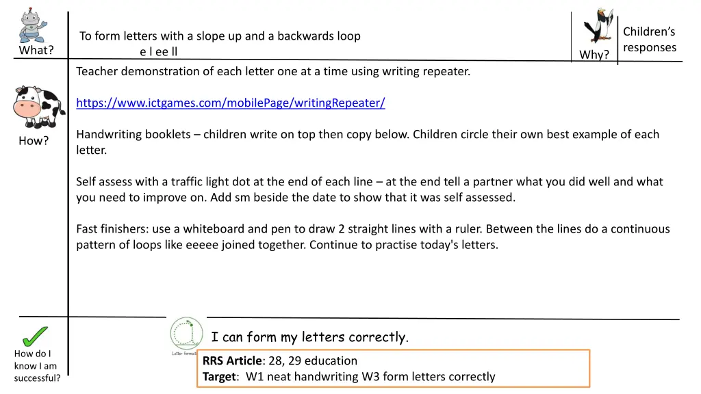 children s responses