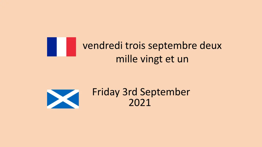 vendredi trois septembre deux mille vingt et un