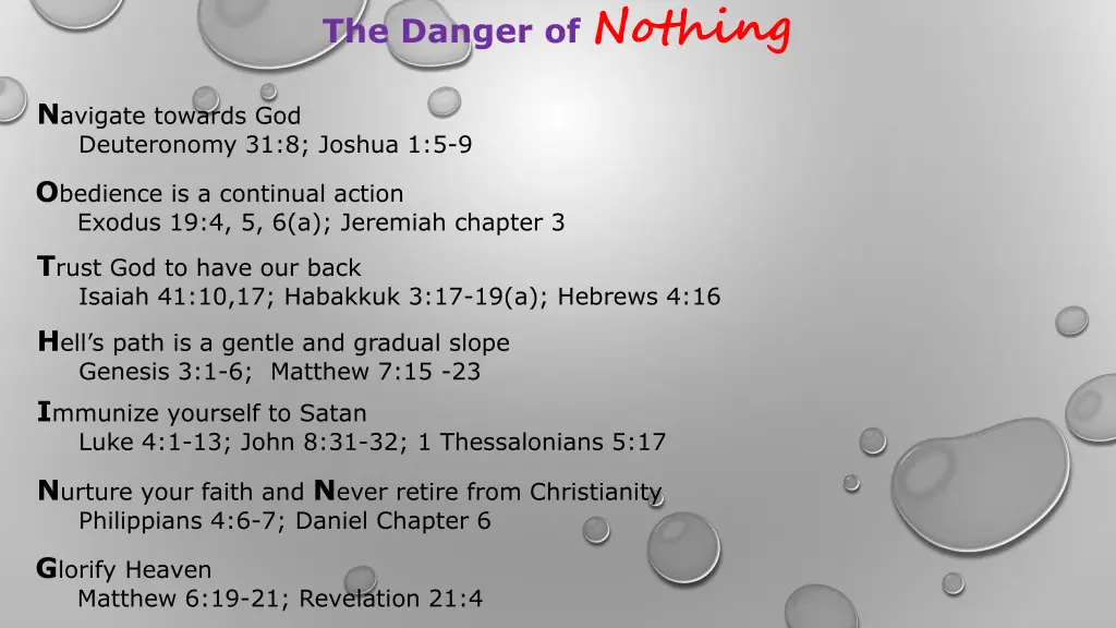 the danger of nothing 1