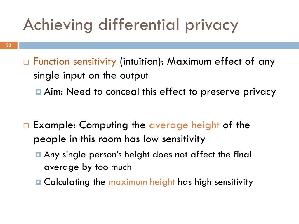 achieving differential privacy 1