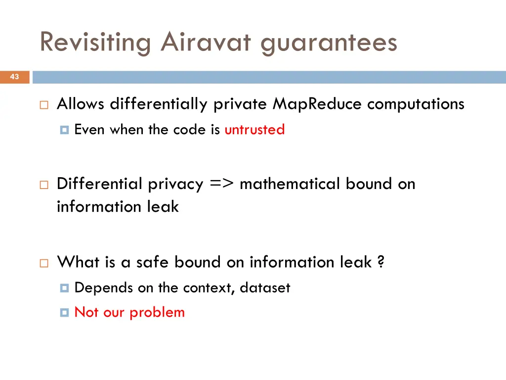 revisiting airavat guarantees