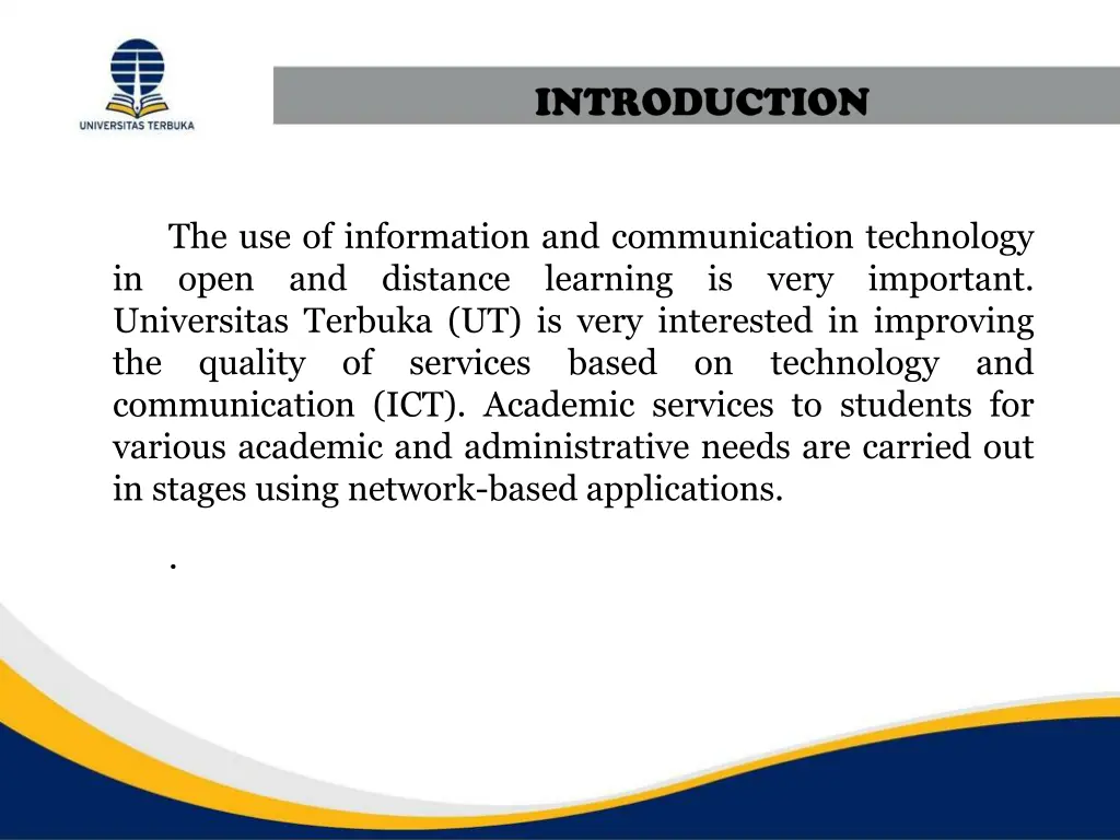the use of information and communication