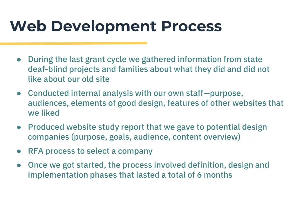 web development process
