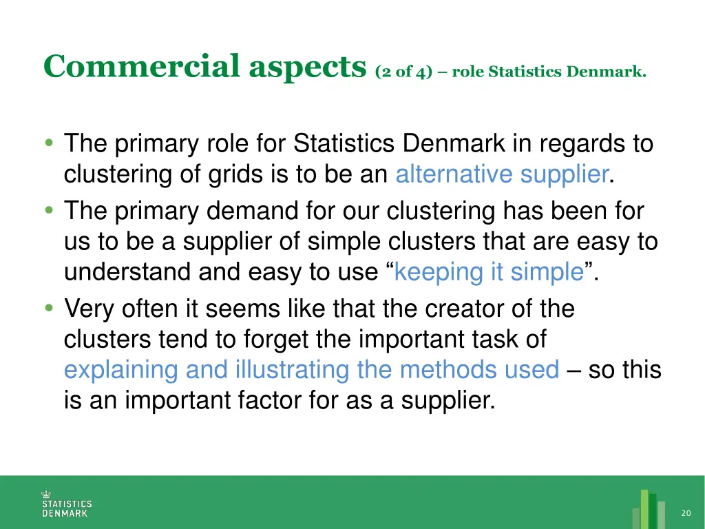 commercial aspects 2 of 4 role statistics denmark