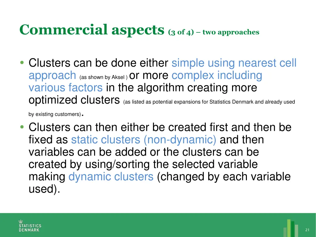 commercial aspects 3 of 4 two approaches