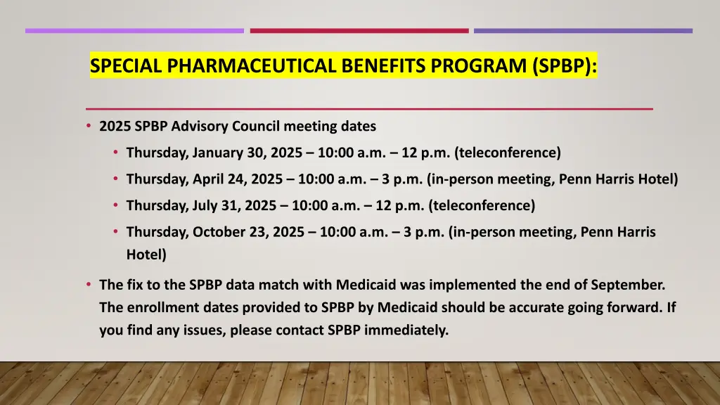 special pharmaceutical benefits program spbp