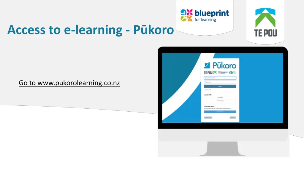 access to e learning p koro