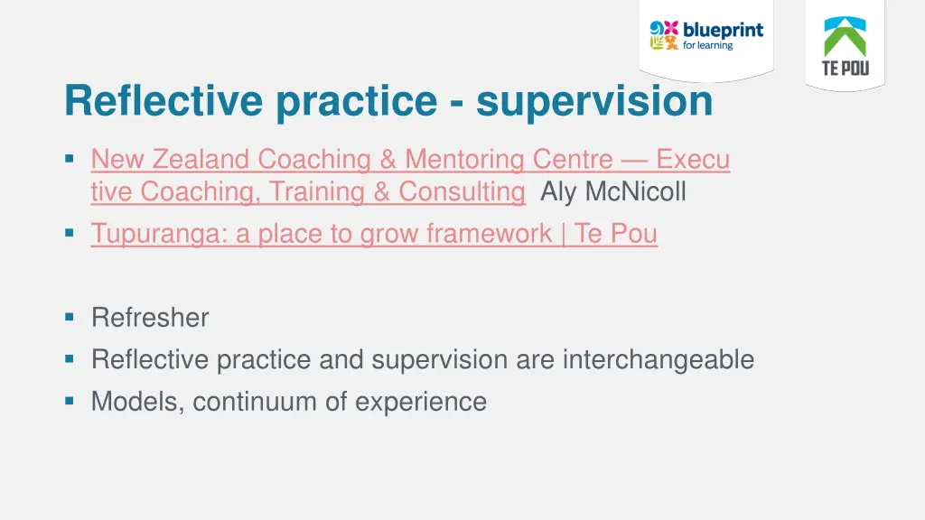 reflective practice supervision