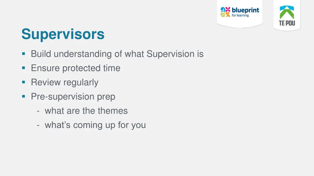 supervisors