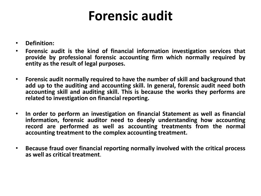 forensic audit 1