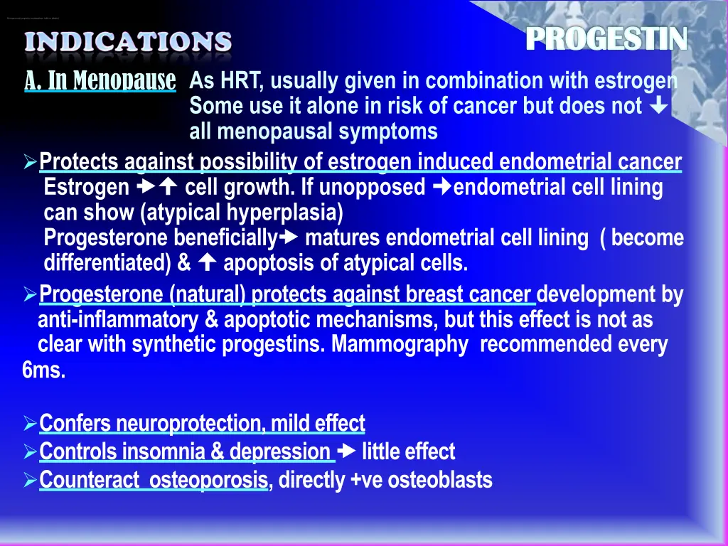 estrogen and progestin combinations pills 1