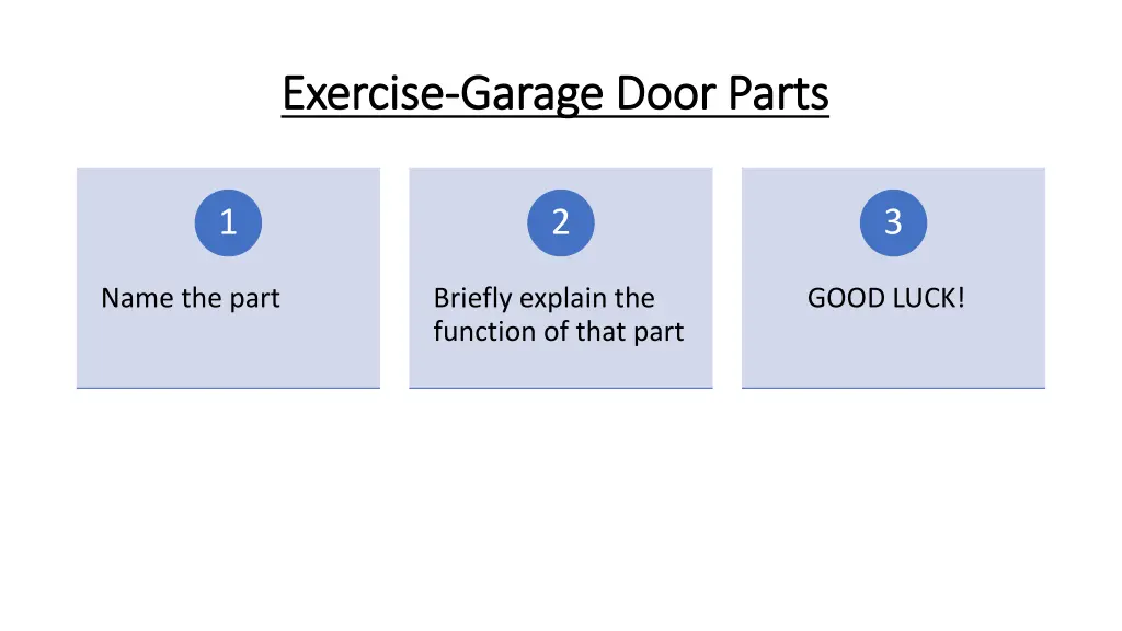 exercise exercise garage door parts garage door