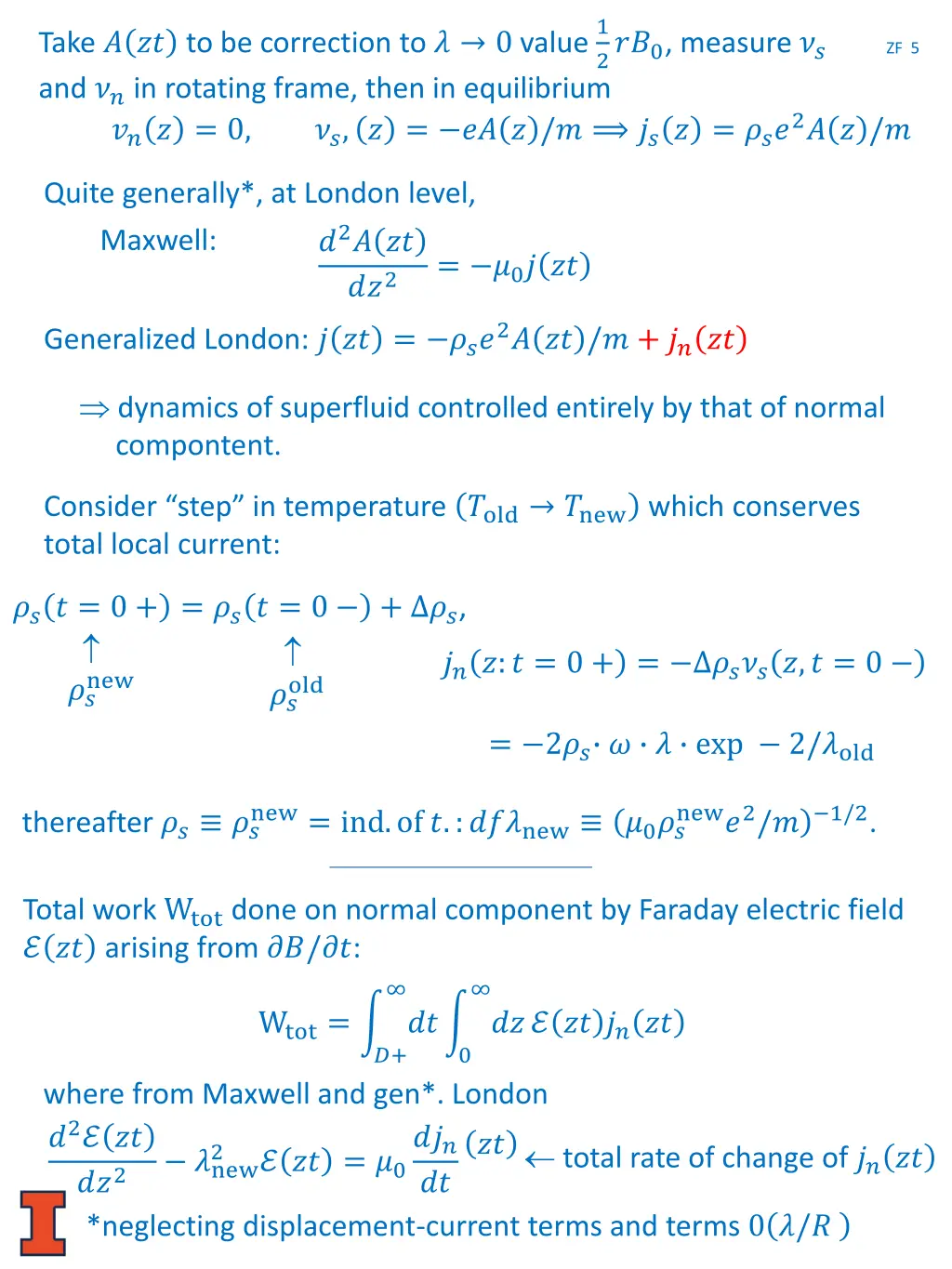 take to be correction to 0 value