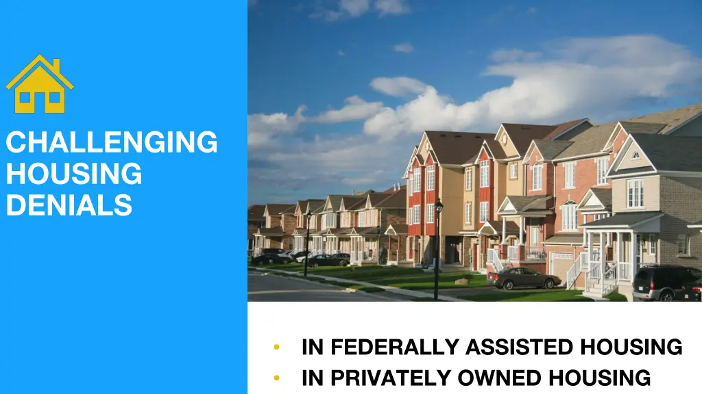 challenging housing denials