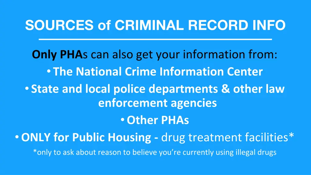 sources of criminal record info 1