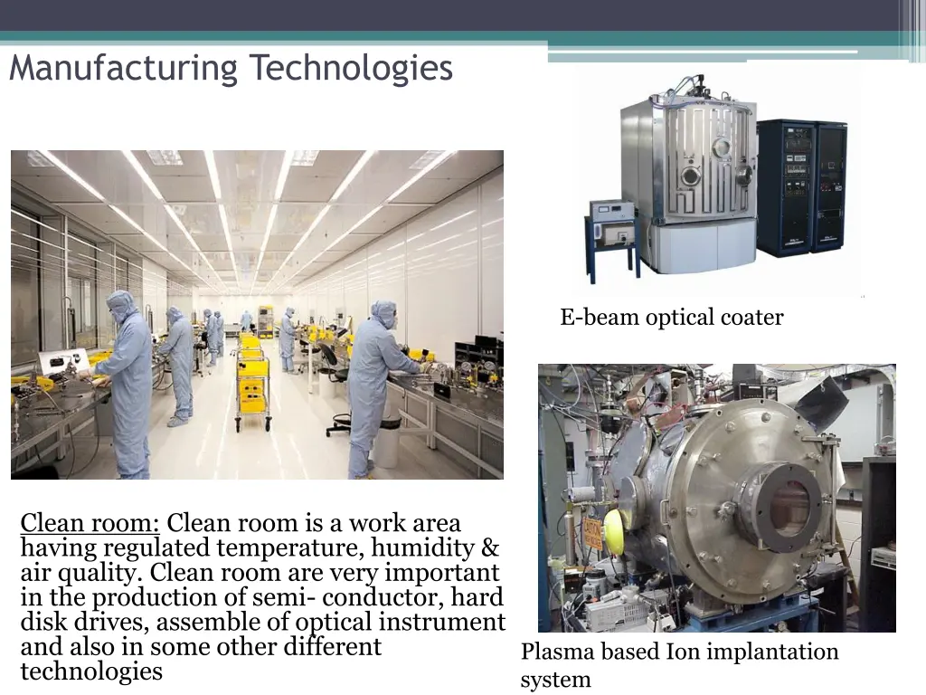 manufacturing technologies 15