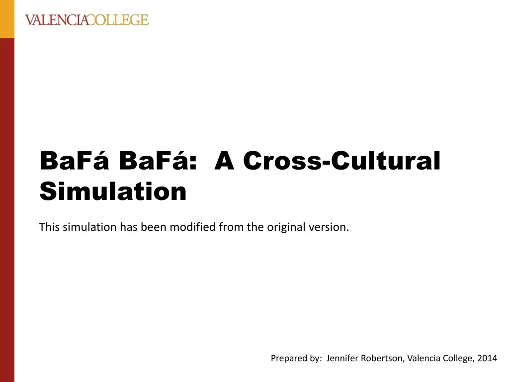 baf baf a cross cultural simulation