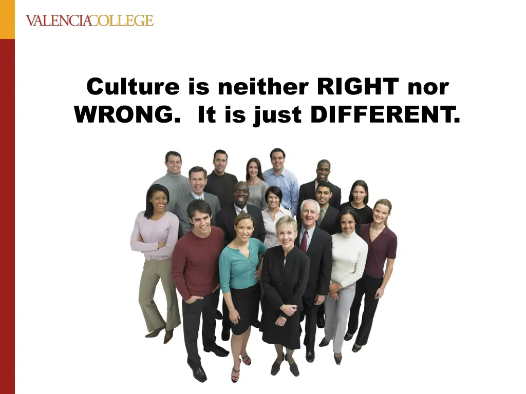 culture is neither right nor wrong it is just