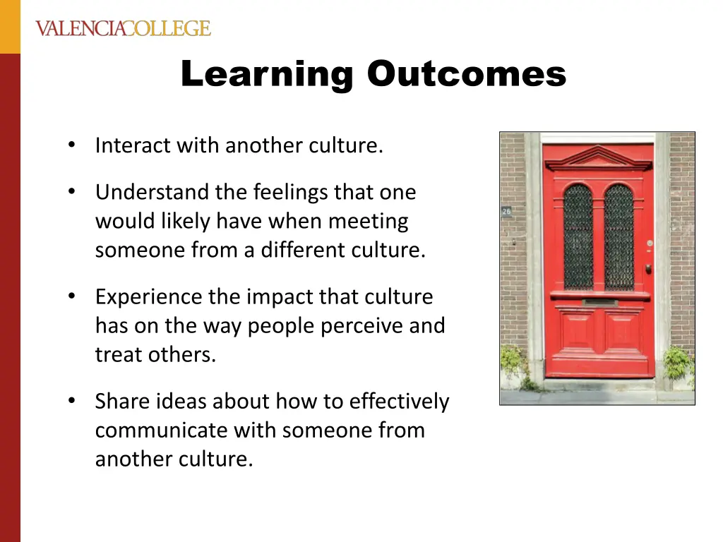 learning outcomes