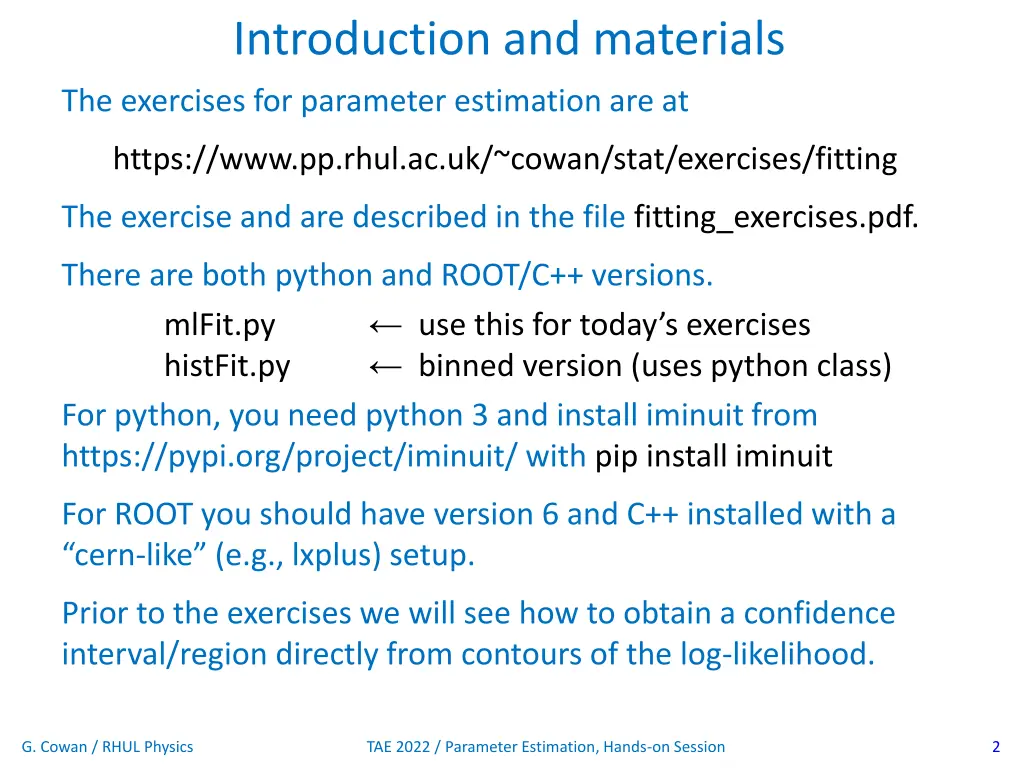 introduction and materials