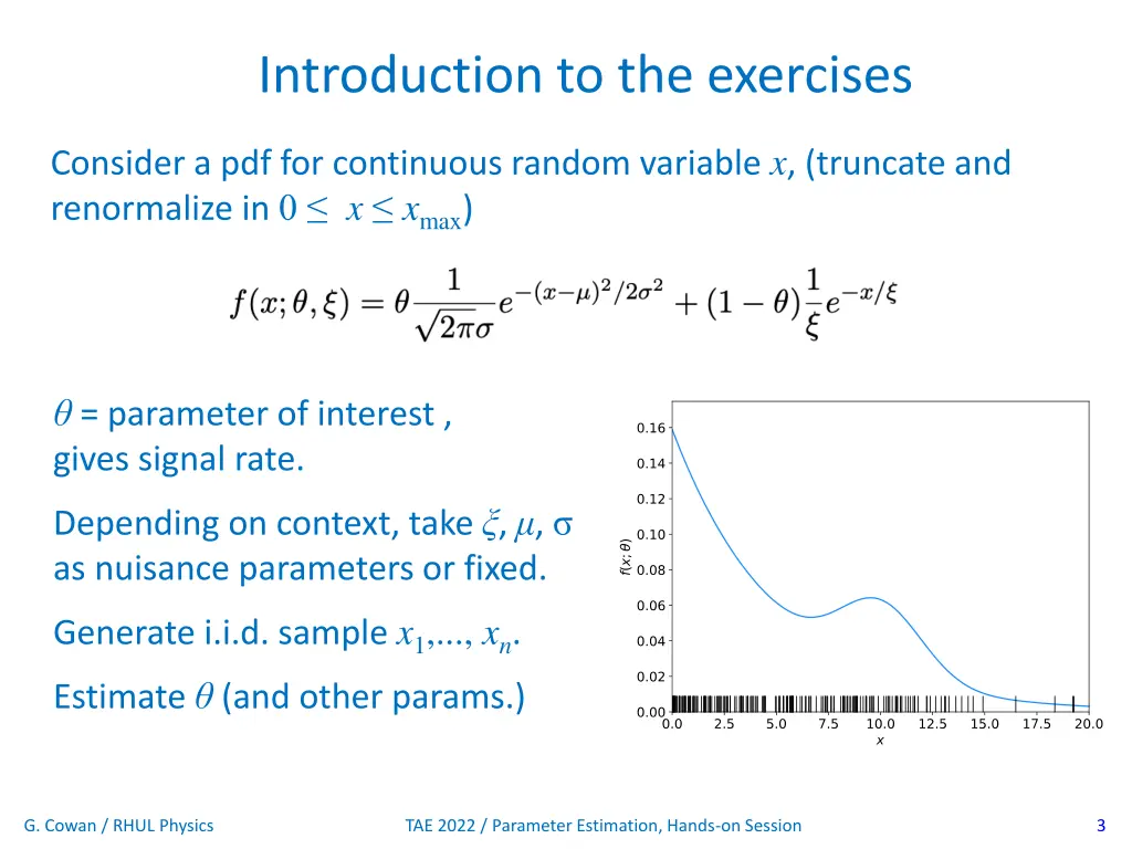 introduction to the exercises