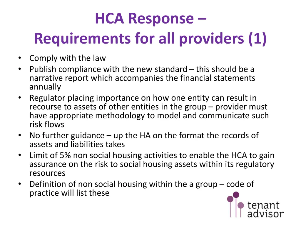 hca response
