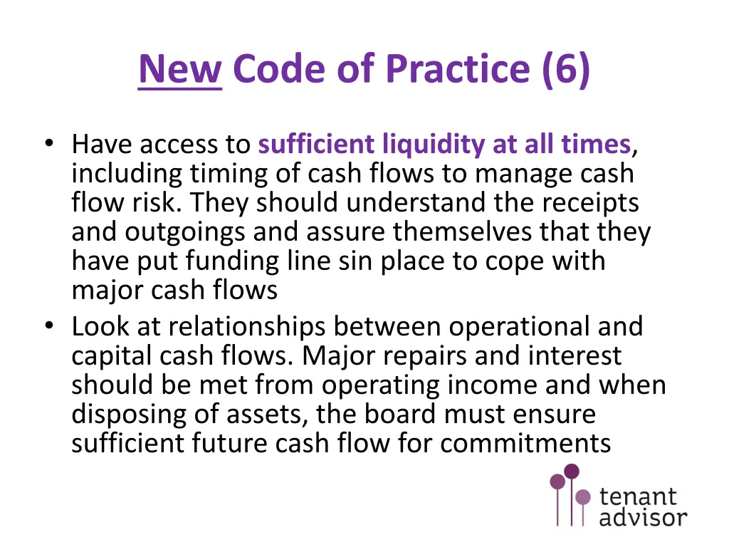 new code of practice 6