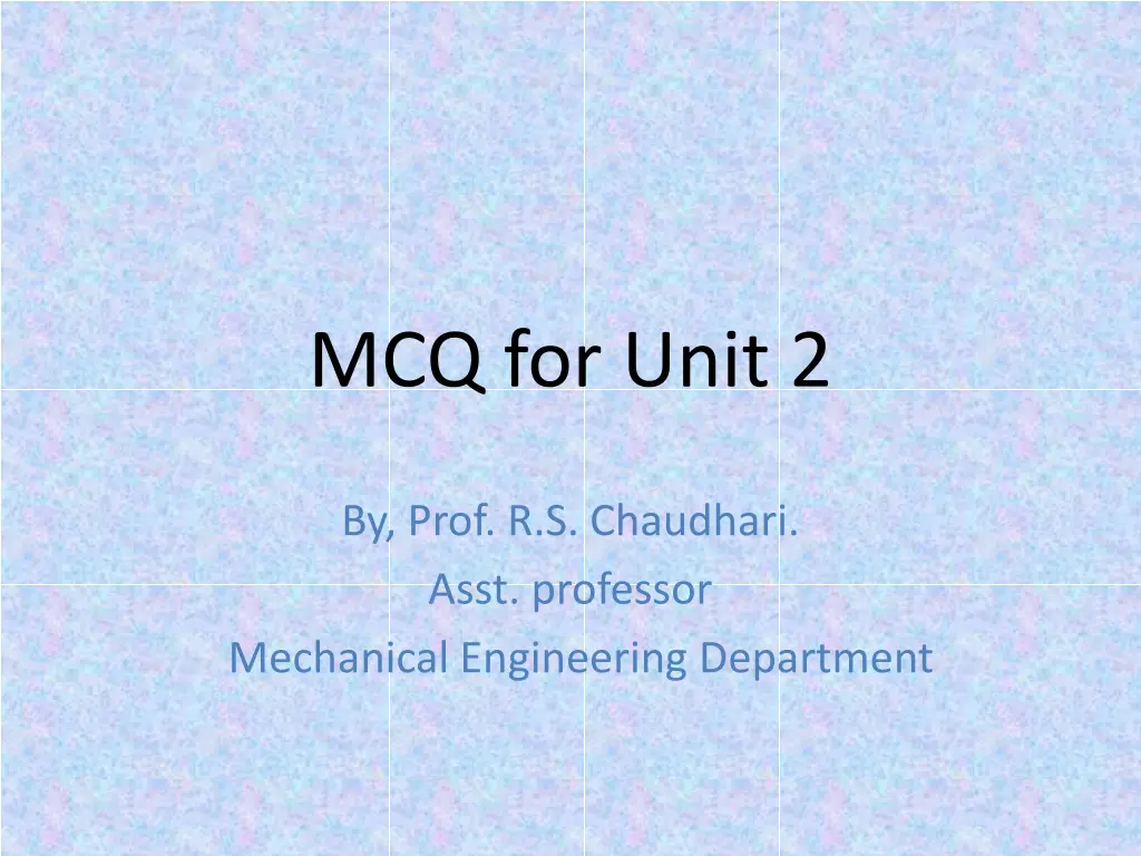 mcq for unit 2
