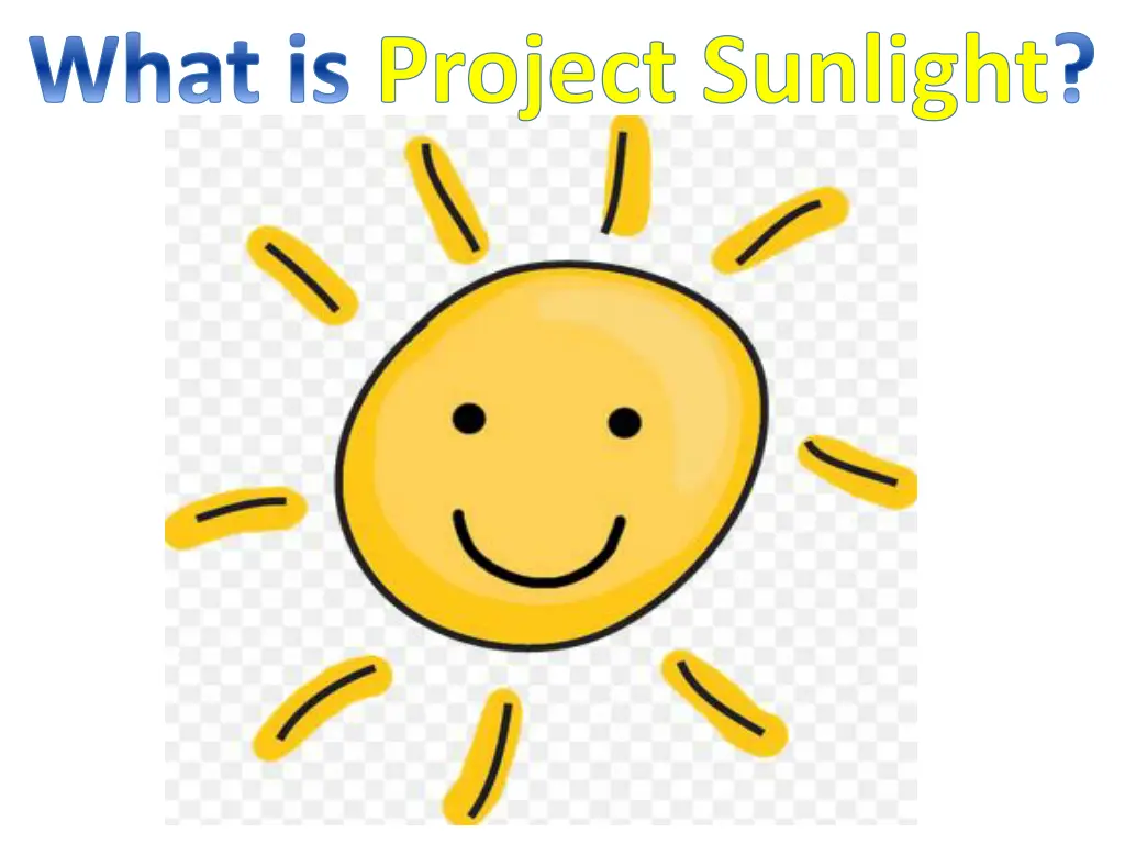 what is project sunlight