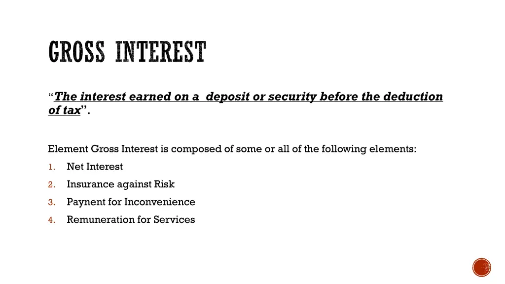 gross interest