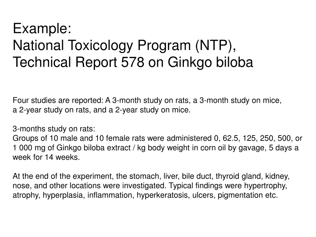 example national toxicology program ntp technical