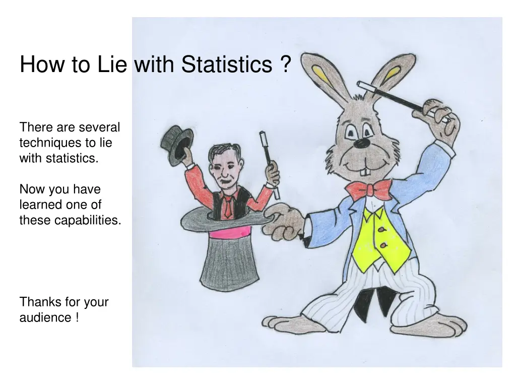 how to lie with statistics