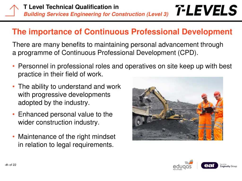 t level technical qualification in building 1