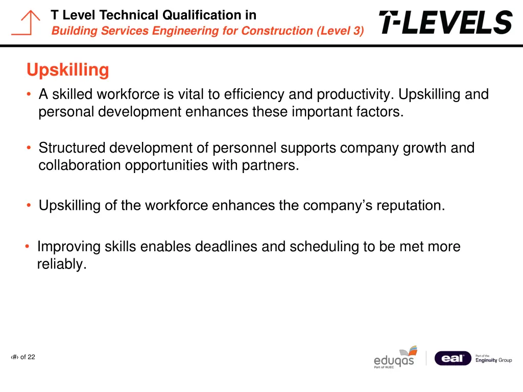 t level technical qualification in building 2
