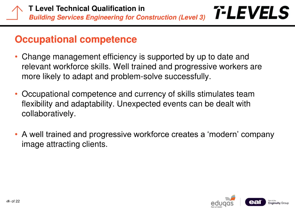 t level technical qualification in building 3