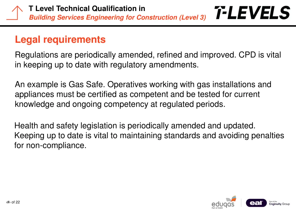 t level technical qualification in building 4