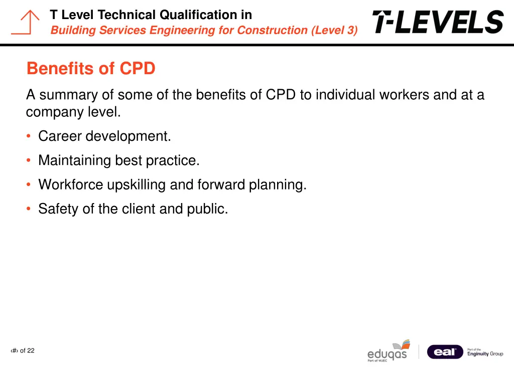 t level technical qualification in building 6