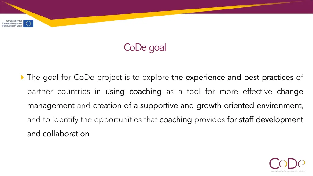 code code goal