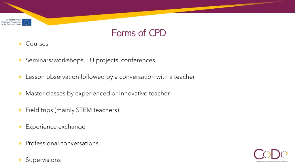 forms forms of of cpd