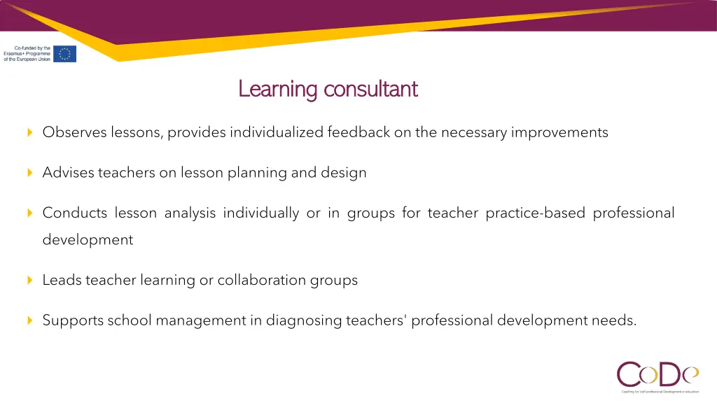 learning learning consultant consultant